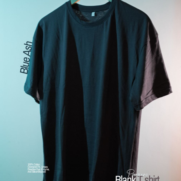 বাটার স্কর্চ oversized ড্রপ শোল্ডার টি-শার্ট  Blue Ash